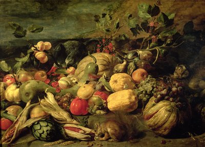 Nature morte de fruits et légumes - Frans Snyders or Snijders